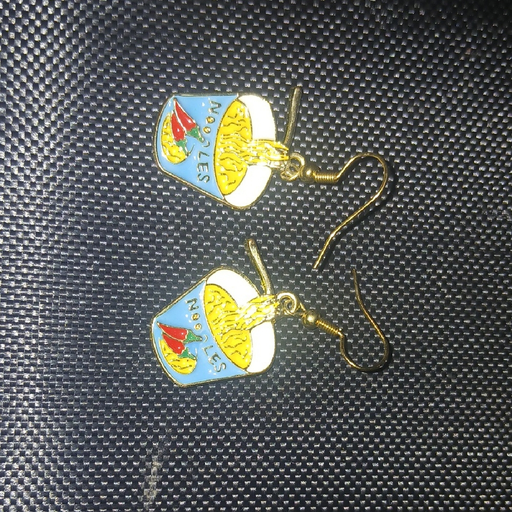 Fun Noodle Cup Earrings